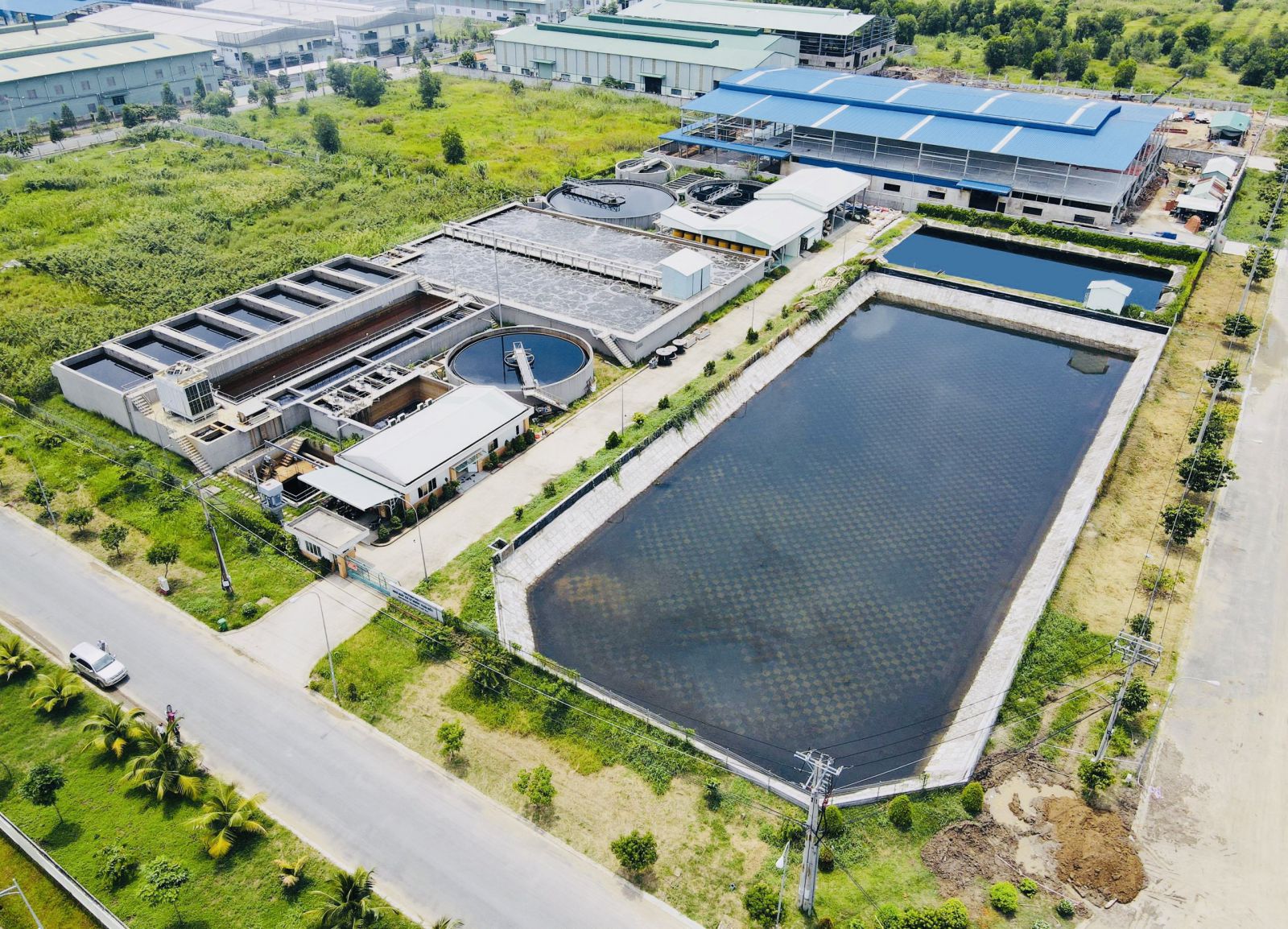 Trạm xử lý nước thải tại KCN Lê Minh Xuân 3