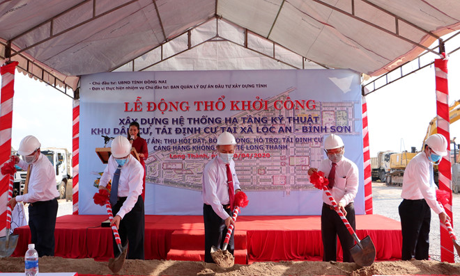 Tháng 5 vừa qua, Khu táu định cư sân bay Long Thành đã bước vào giai đoạn xây dựng.