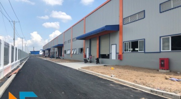 Cập nhật tiến độ hoàn thành nhà xưởng cho thuê tại KCN Lộc An Bình Sơn 19/5/2020